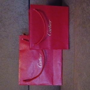 Authentic Cartier Shopping/Gift Bags